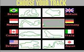 Grand Prix Formula 1 выбор трассы