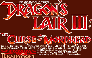 Dragons Lair III The Curse Of Mordread