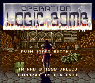 Super Nintendo - Operation Logic Bomb
