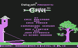 Commodore 64 - Conan: Hall of Volta