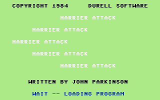 Commodore 64 - Harrier Attack
