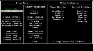 Hockey League Simulator