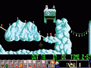 DOS Holiday Lemmings