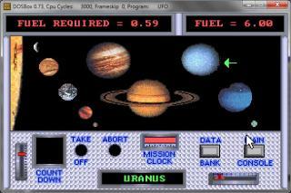DOS Mission Ufo: A Solar System Odyssey