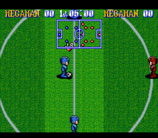 Super Nintendo Mega Man's Soccer
