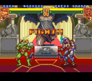 Super Nintendo Teenage Mutant Ninja Turtles - Tournament Fighters