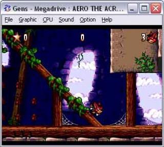 Sega Genesis Aero the Acro-Bat 2