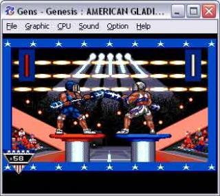 Sega Genesis American Gladiators
