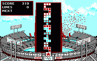 DOS Tetris