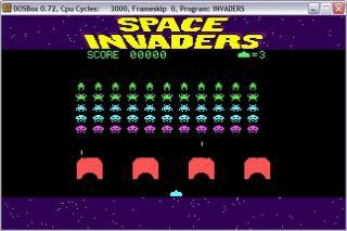 DOS Space Invaders