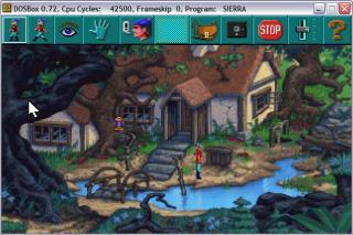 DOS Kings Quest V Absence Makes The Heart Go Yonder