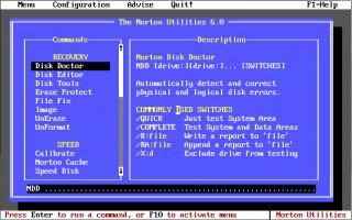 DOS Norton Utilities 6.0