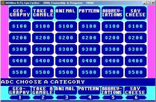 DOS Jeopardy