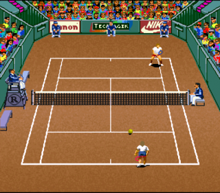Super Nintendo Andre Agassi Tennis