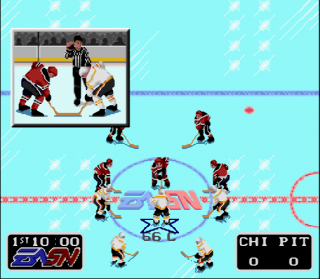 Super Nintendo NHLPA Hockey 93