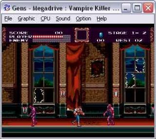 Sega Genesis Akumajo Dracula - Vampire Killer