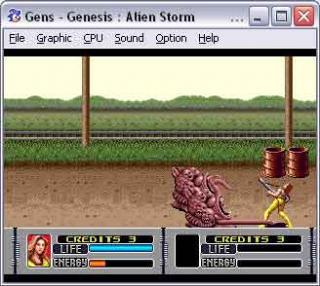 Sega Genesis Alien Storm