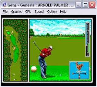 Sega Genesis Arnold Palmer Tournament Golf