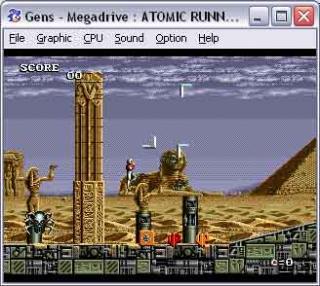 Sega Genesis Atomic Runner