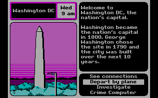 DOS Where in the U.S.A. is Carmen Sandiego?