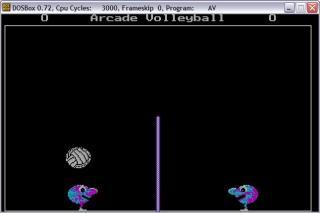 DOS Arcade volleyball