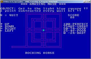 DOS Amazing Maze