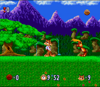 Super Nintendo Bubsy in Claws Encounters of the Furred Kind