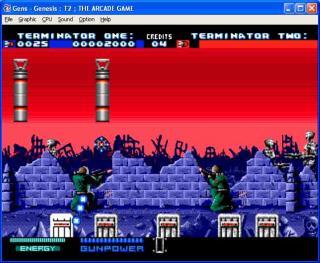 Sega Genesis Terminator 2: The Arcade Game