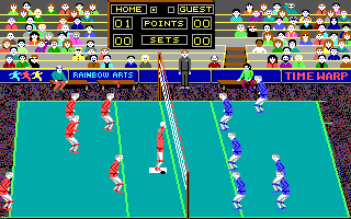 DOS Volleyball Simulator